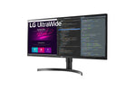 LG 34WN750-B LED display 86.4 cm (34) 3440 x 1440 pixels UltraWide Quad HD Black