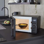 Swan Stealth SM22037LBLKN 800W 20L Digital Microwave -  Black