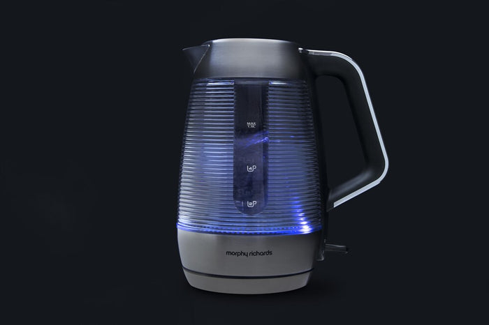 Morphy Richards 108010 electric kettle 1.5 L 3000 W Black, Blue, Transparent