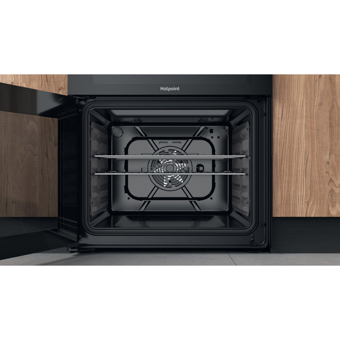 Hotpoint HDM67G9C2CB/UK Freestanding cooker Electric Gas Black