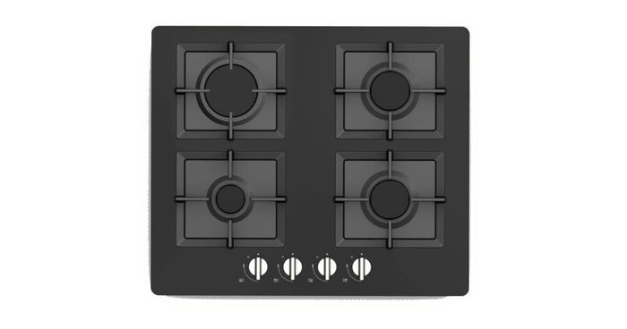 Russell Hobbs RH60GH402B hob Black Built-in Gas 4 zone(s)