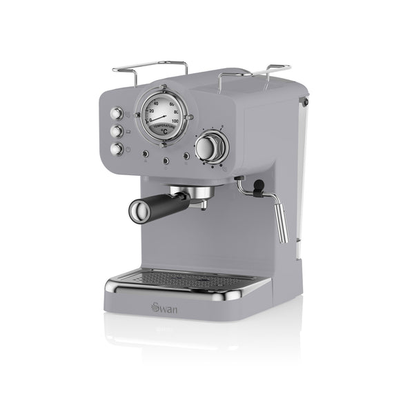 SWAN Stainless Steel Manual Espresso Machine in the Espresso Machines  department at