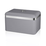 Swan Retro Bread Bin Grey Swan