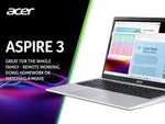 Acer Aspire 3 Laptop A315-58  15.6 Laptop -  Intel® Core™ i5 -  16 GB RAM - 1 TB SSD, Windows 11 Home- Silver