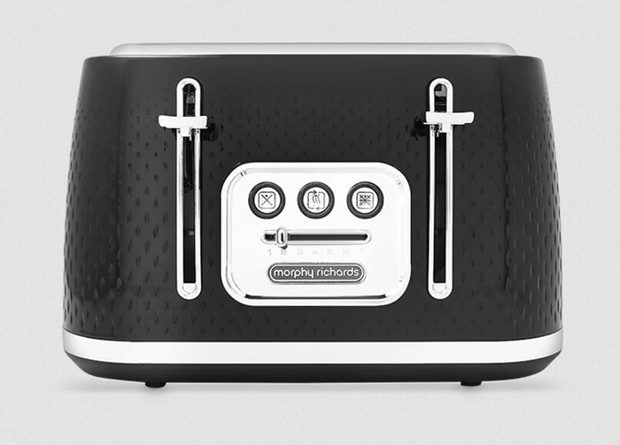 Morphy Richards 243010 toaster 4 slice(s) 1880 W Black, Chrome Morphy Richards