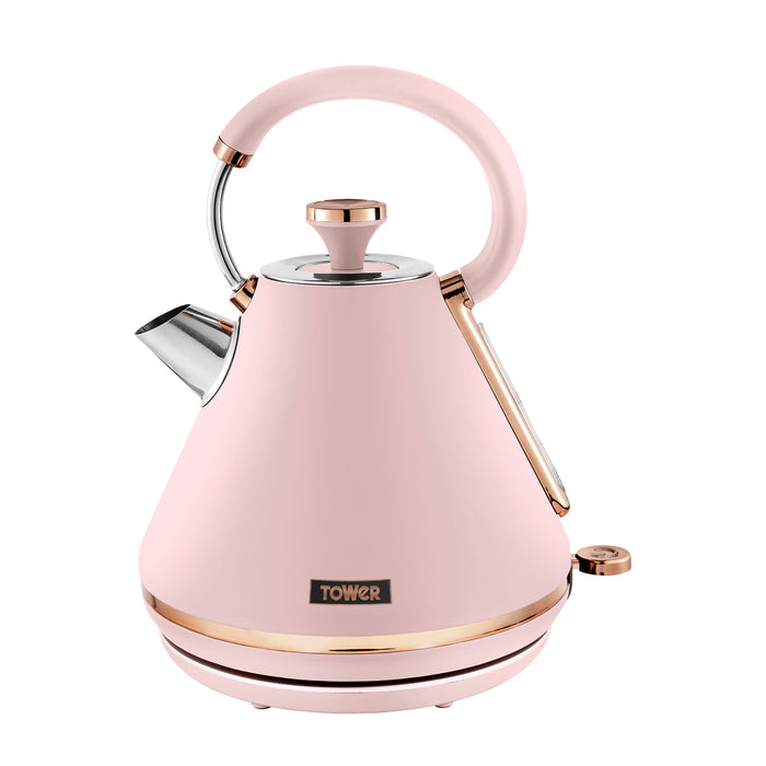 Tower T10044PNK electric kettle 1.7 L 3000 W Pink, Rose gold Tower