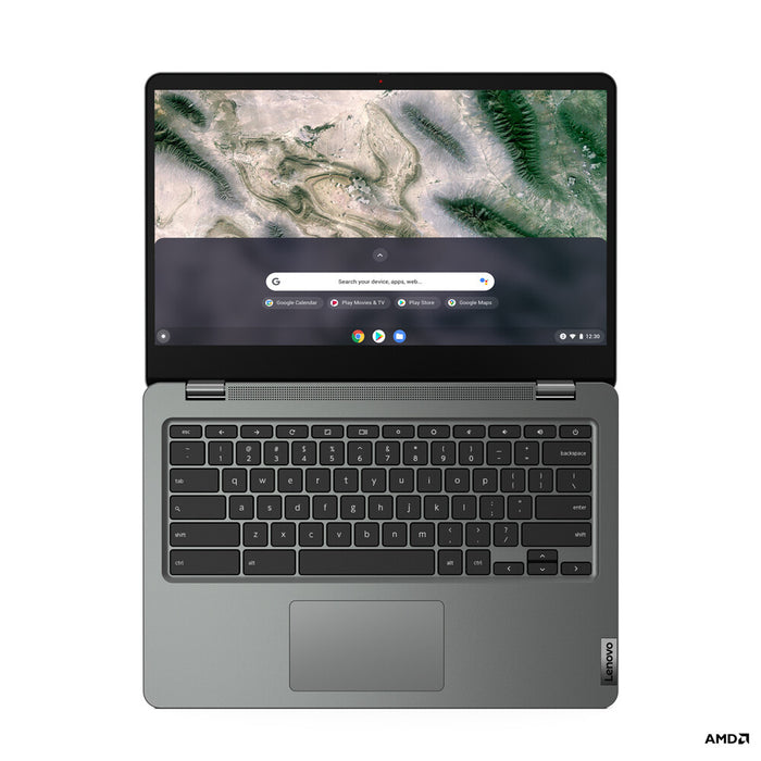 Lenovo 14e Chromebook 35.6 cm (14) Touchscreen Full HD AMD 3000 3015Ce 8 GB DDR4-SDRAM 64 GB eMMC Wi-Fi 5 (802.11ac) ChromeOS Grey