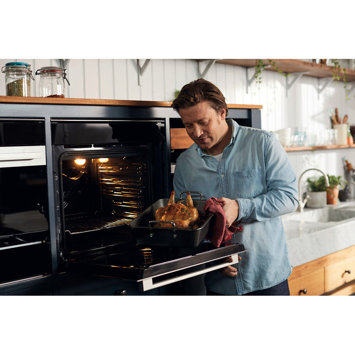 Hotpoint SI6 864 SH IX oven 73 L A+ Black, Stainless steel