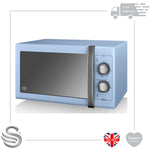 Swan SM22070LBLN microwave Solo microwave 25 L 900 W Blue Swan