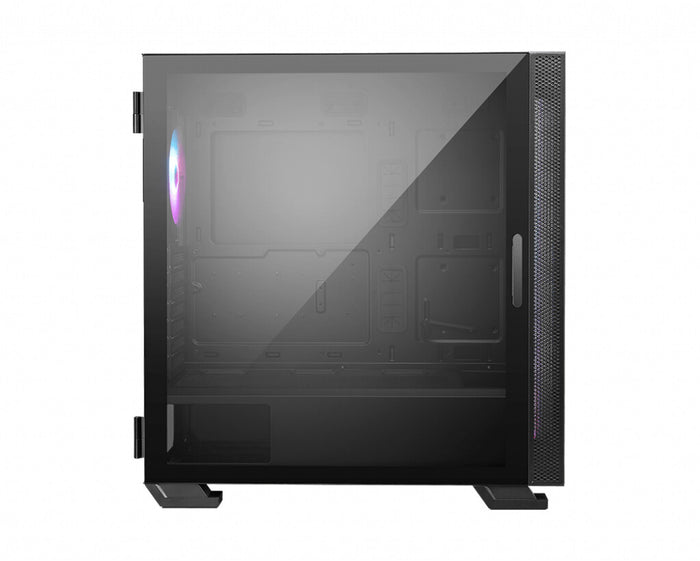 MSI MAG VAMPIRIC 300R Mid Tower Gaming Computer Case Black, 1x 120mm ARGB Fan, USB Type-C, Tempered Glass, Center, E-ATX, ATX, mATX, mini-ITX MSI