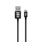 Juice JUI-CABLE-MICRO-1.5M-RND-BLK USB cable USB 2.0 USB A Micro-USB B Black