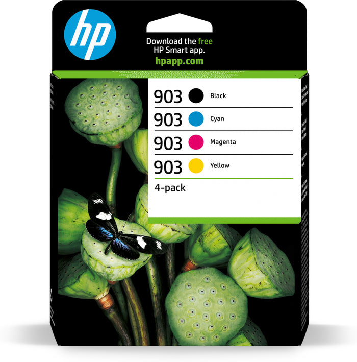 HP 903 4-pack Black/Cyan/Magenta/Yellow Original Ink Cartridges