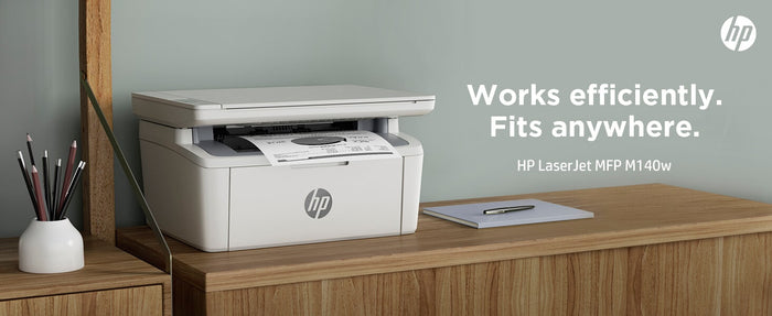 HP LaserJet MFP M140w Printer, Black and white, Printer for Small office, Print, copy, scan, Scan to email; Scan to PDF; Compact Size