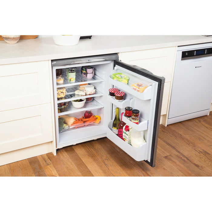 Hotpoint RLA36G.1 fridge Freestanding 149 L Graphite