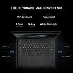 ASUS ROG Flow X13 GV301QE-K5121R Hybrid (2-in-1) 34 cm (13.4) Touchscreen WQUXGA AMD Ryzen™ 9 5980HS 16 GB LPDDR4x-SDRAM 1 TB SSD NVIDIA GeForce RTX 3050 Ti Wi-Fi 6 (802.11ax) Windows 10 Pro Black