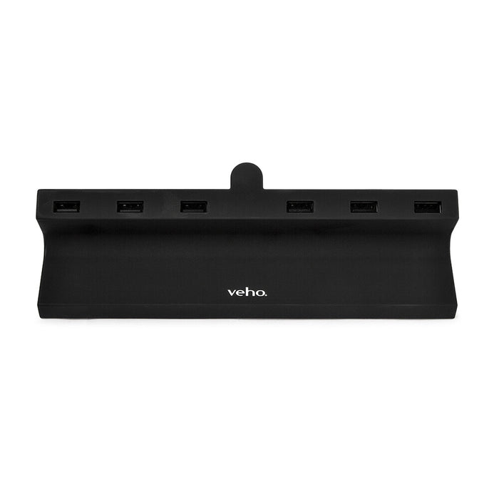 Veho TA-6 Desktop 6 Port USB Charging Hub with 2.4A Output – Black (VAA-016-USB)