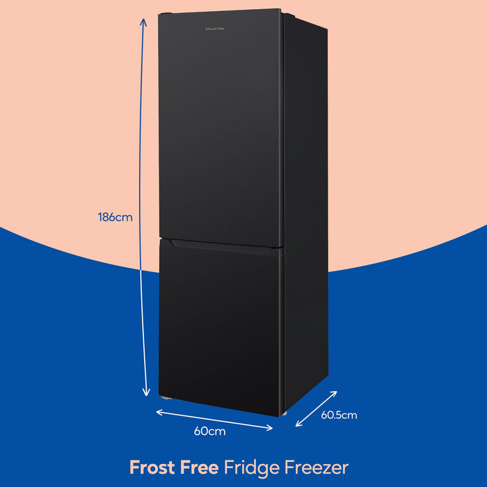 Russell Hobbs RH186FFFF60B fridge-freezer Freestanding 293 L E Black