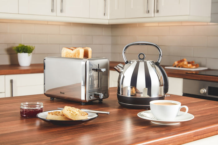 Swan ST14062N toaster 2 slice(s) 925 W Stainless steel Swan