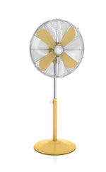 Swan 16 Retro Yellow Stand Fan Swan