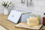 Swan Retro Bread Bin Blue Swan