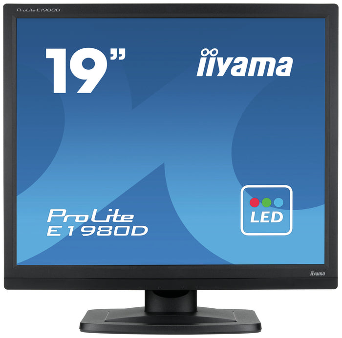 iiyama ProLite E1980D-B1 LED display 48.3 cm (19) 1280 x 1024 pixels XGA Black