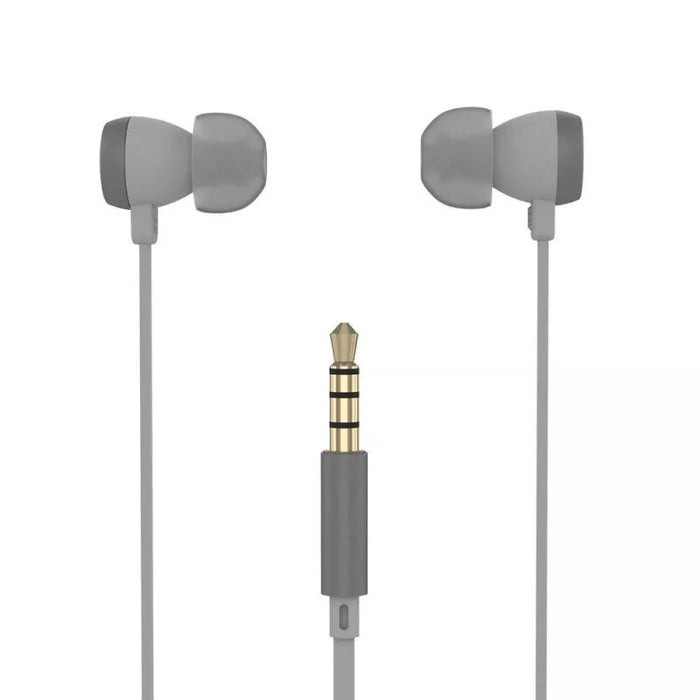 KitSound HUDSON Headset Wired In-ear Calls/Music Grey Kitsound