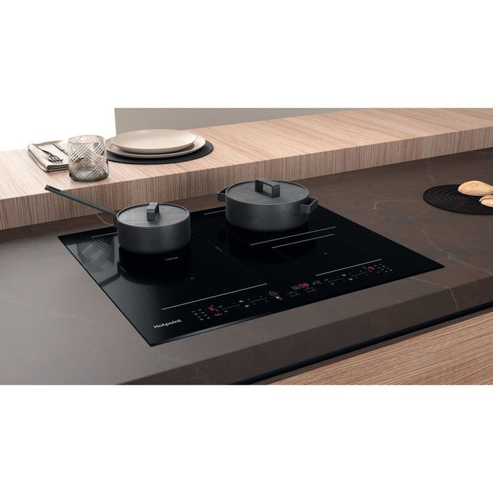 Hotpoint TB 7960C BF Black Built-in 59 cm Zone induction hob 4 zone(s)