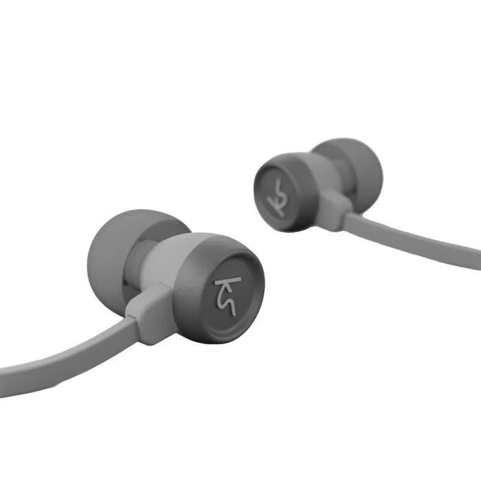 KitSound HUDSON Headset Wired In-ear Calls/Music Grey Kitsound