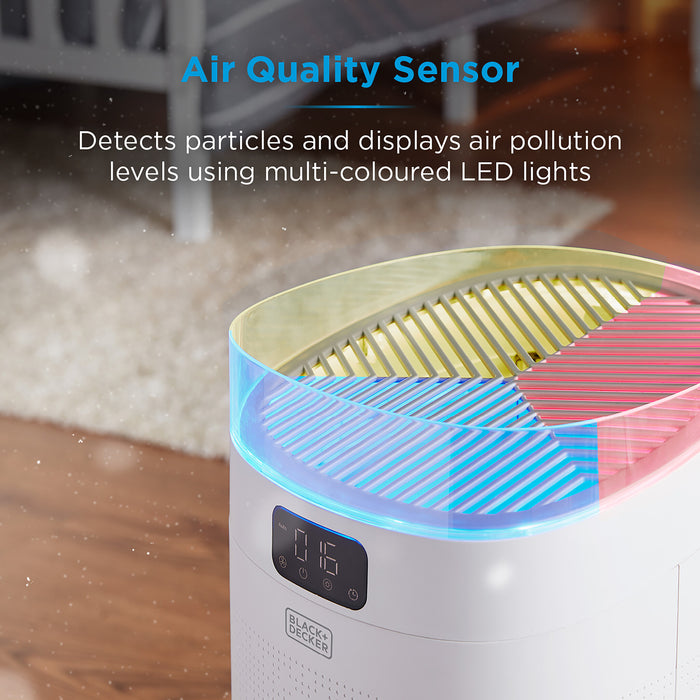 Black+Decker Desktop Air Purifier With Air Quality Sensor #98000