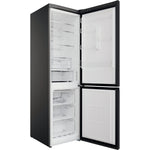 Hotpoint H7X 93T SK fridge-freezer Freestanding 367 L D Black