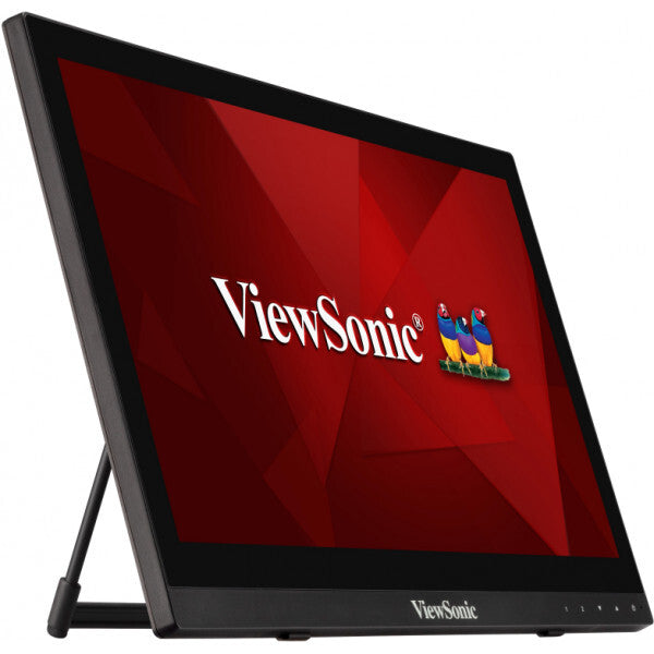 Viewsonic TD1630-3 computer monitor 39.6 cm (15.6) 1366 x 768 pixels HD LCD Touchscreen Multi-user Black