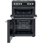 Hotpoint HDM67G9C2CSB/UK Freestanding cooker Electric Gas Black