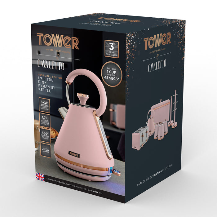 Tower Cavaletto 3KW 1.7 Litre Pyramid Kettle