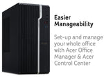 Acer Veriton S2680G Intel® Core™ i5 i5-11400 8 GB DDR4-SDRAM 256 GB SSD Windows 10 Pro Desktop PC Black