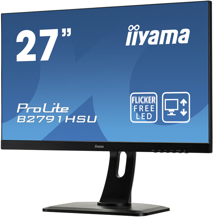 iiyama ProLite B2791HSU-B1 LED display 68.6 cm (27) 1920 x 1080 pixels Full HD Black