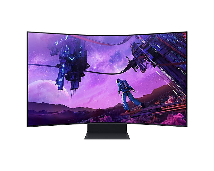 Samsung Odyssey S55BG970NU LED display 139.7 cm (55) 3840 x 2160 pixels 4K Ultra HD Black