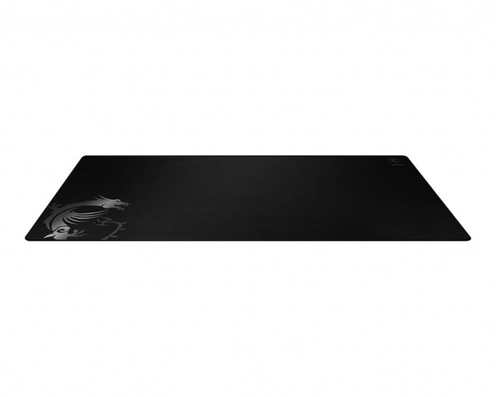 MSI AGILITY GD80 Gaming Mousepad 1200mm x 600mm, Soft touch silk surface, Iconic dragon design, Anti-slip and shock-absorbing rubber base, Reinforced stitched edges