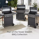 Tower T978502 outdoor barbecue/grill Cooking station Gas Black 16500 W Tower