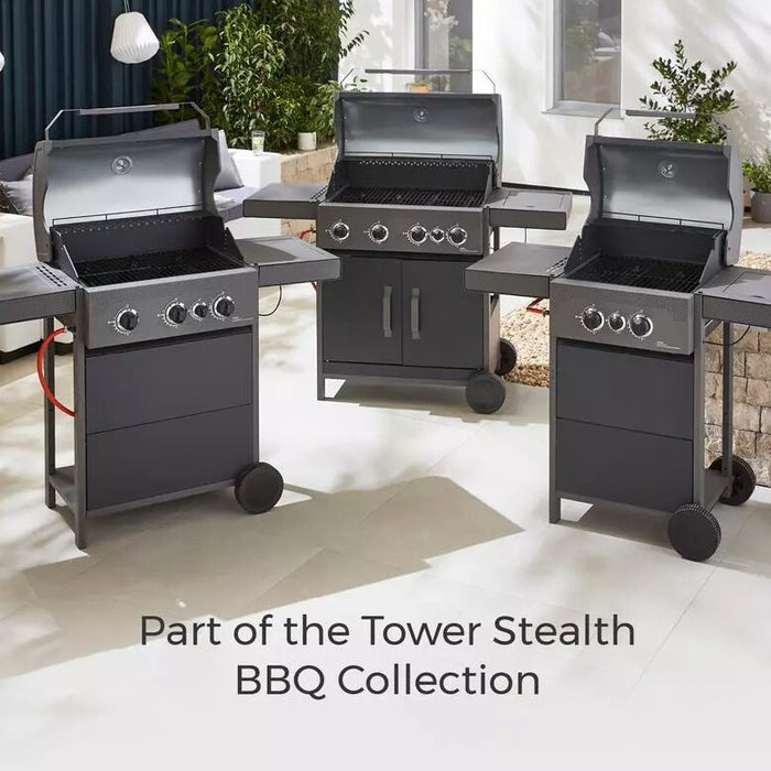 Tower T978500 outdoor barbecue/grill Cooking station Gas Black 9500 W