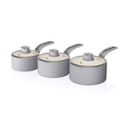 Swan Retro 3 Piece Saucepan Set Swan