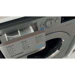 Indesit BDE86436XSUKN 8Kg / 6Kg Washer Dryer with 1400 rpm - Silver - D Rated Indesit