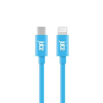 Juice USB Type-C to Apple Lightning Charging Cable 2m - Aqua Juice