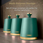 Tower T826131JDE Cavaletto Set of 3 Canisters - Jade Tower