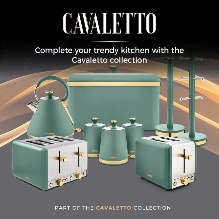 Tower T826131JDE Cavaletto Set of 3 Canisters - Jade Tower