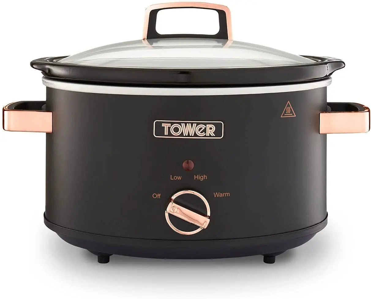 Tower Cavaletto 3.5L Slow Cooker Black - Comet