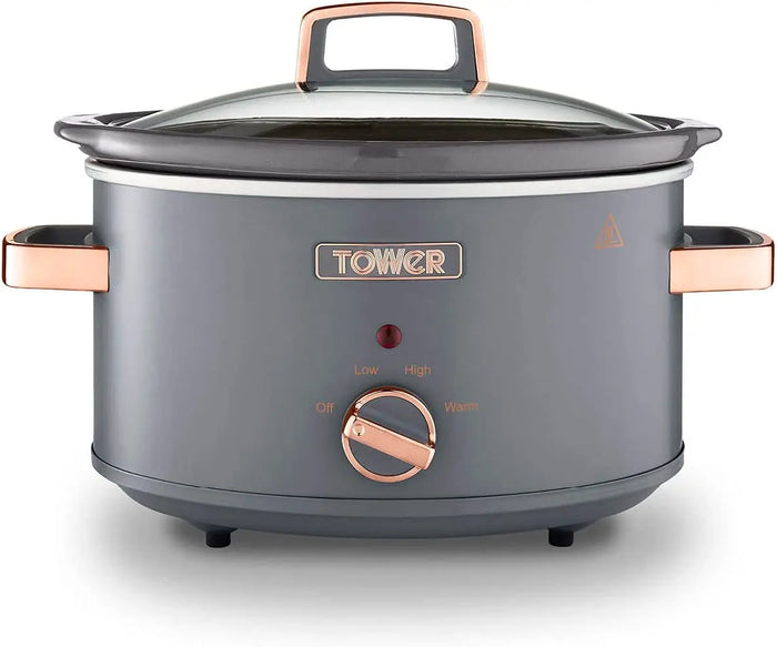 Tower Cavaletto 3.5L Slow Cooker Grey Tower