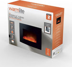 Warmlite 22 2kw Curved Glass LED Fireplace Warmlite