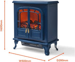 Warmlite 2KW Double Door Portable Electric Fire Stove Heater Warmlite