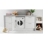 Indesit BI WMIL 81284 UK washing machine Front-load 8 kg 1200 RPM White