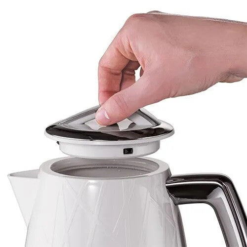 Russell Hobbs 28080 electric kettle 1.7 L Stainless steel, White Russell Hobbs